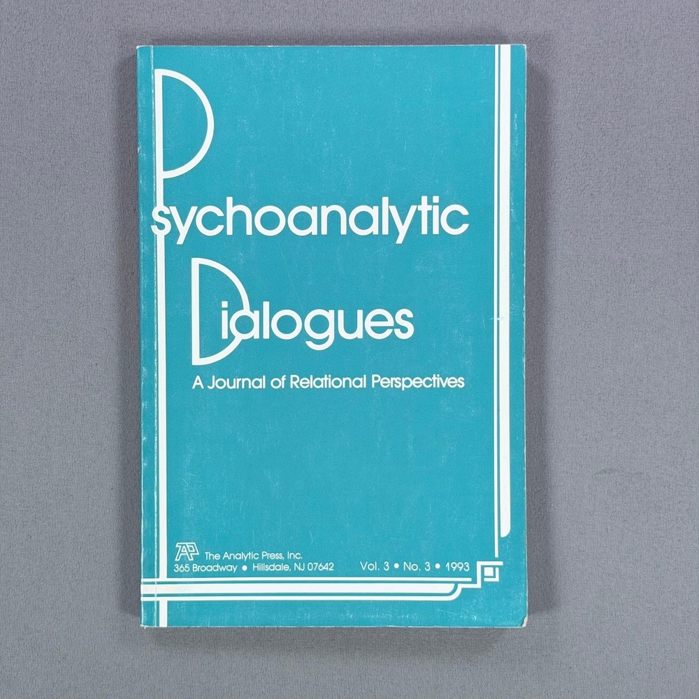 Stephen Mitchell Psychoanalytic Dialogues Vol 3 No 3 1993 Softcover Psychology